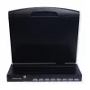 Konsola rackowa VALUE 26.99.0123, 17 cali (43,2 cm) LCD, 1280×1024, 1U, klawiatura francuska, czarna