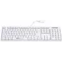 GCQ CleanType Easy Basic USB spritzwasserdicht antimikrobielle Oberflaeche - 105 Tasten - USB (KL25211)