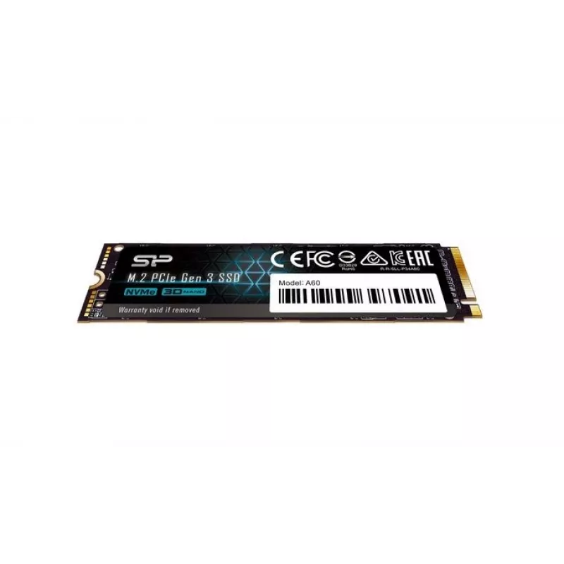 SSD M.2 NVMe Silicon Power P34A60 2 TB, PCIe 3.0 x4, odczyt 2200 MB/s, zapis 1600 MB/s