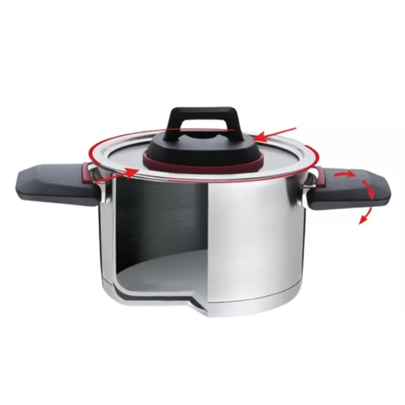 Garnek Maestro MR-3530-20 ze składanymi uchwytami 3,2 l