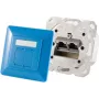 Gniazdo 2 x RJ-45 ShiverPeaks 74280-B — Kat.6a, 500 MHz, niebieskie, obudowa metalowa