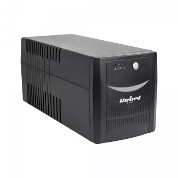 Zasilacz awaryjny UPS REBEL model Micropower 1000 (offline, 1000VA / 600W, 230 V, 50Hz)