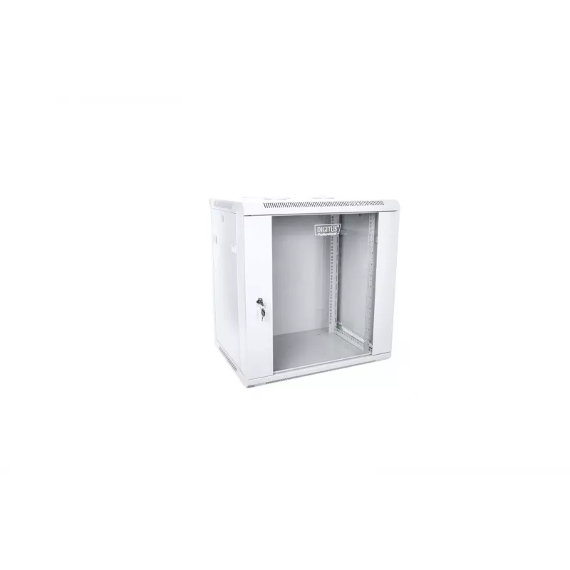 Szafa rack Digitus DN-W19 12U/450, montowana na ścianie, szara