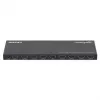 Manhattan 4K@60Hz 8-portowy rozdzielacz HDMI ze skalowaniem w dół, rozdziela jedno wejście HDMI na osiem wyjść HDMI (1x8), 18G, przełącznik EDID do skalowania w dół, czarny