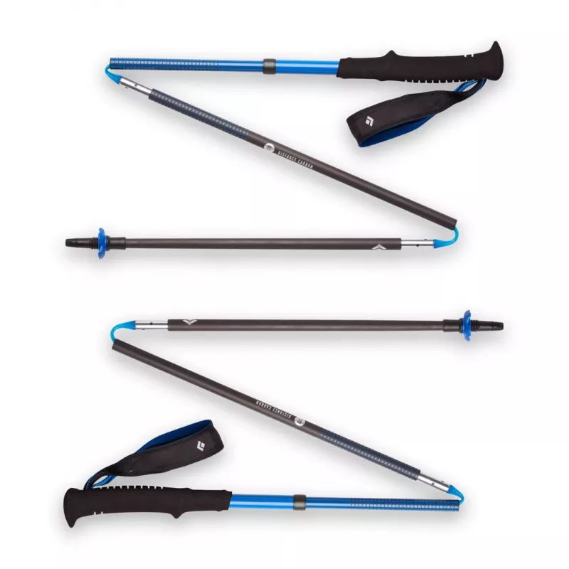 Kijek trekkingowy Czarny Diamond Distance Carbon Z-Pole, trzon karbonowy, składany Z-fold, 296 g, 44–130 cm
