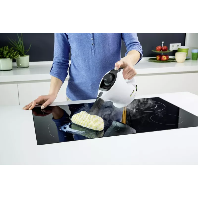 Kärcher SC 1 EasyFix Przenośny parownica 1200 W Czarny, Biały