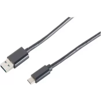Kabel USB ShiverPeaks BS14-10005 1m USB A USB C Czarny