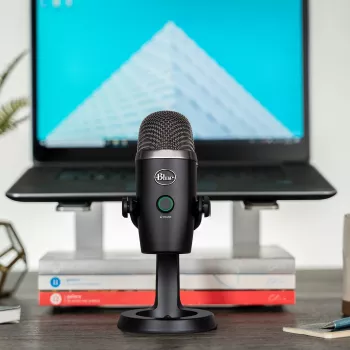 Logitech Yeti Nano, mikrofon biurkowy, 20 - 20000 Hz, 0,5%, 24 bity, 48 kHz, 4,5 mV/Pa
