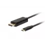 Adapter USB-C na DisplayPort Lanberg CA-CMDP-10CU-0018-BK Czarny 1,8 m