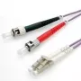 Kabel światłowodowy VALUE 50/125µm OM4, LC/ST, fioletowy 1,0m (21.99.8771)