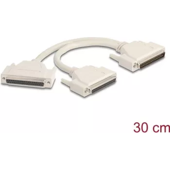 DeLOCK 67161 Kabel szeregowy Beżowy 0,3 m DB-37