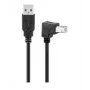 Kabel USB Microconnect USBAB2kątowy2 USB 2.0 1,8 m USB A USB B Czarny