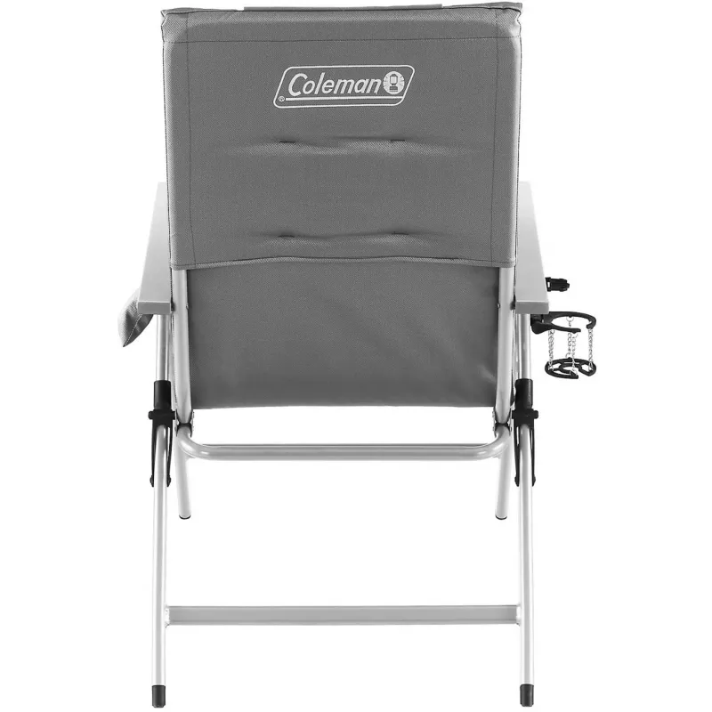 padded reclining chair, 5 positions 2000038333, camping chair szary/Srebrny