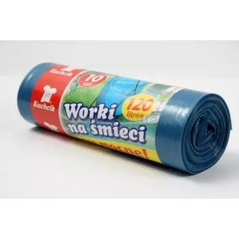 Worki na śmieci, 120 l/10 szt., 30 mikronów