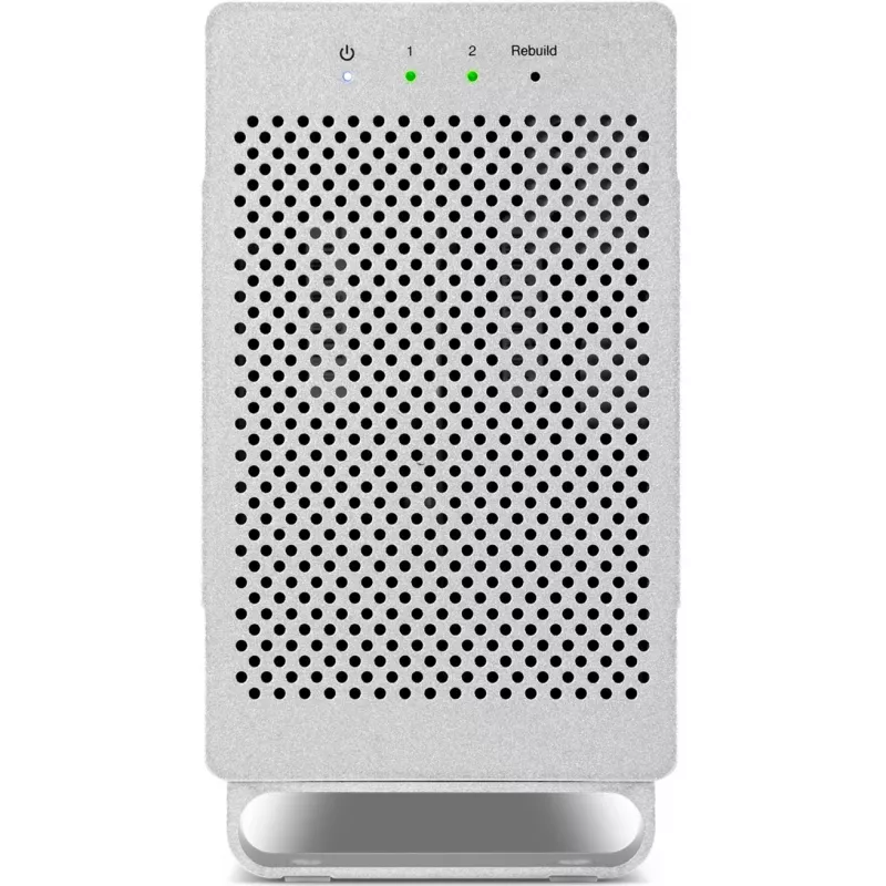 Obudowa HDD OWC Mercury Elite Pro Dual biała na 2× dyski 3,5 cala SATA, RAID 0/1/SPAN, USB Type‑B