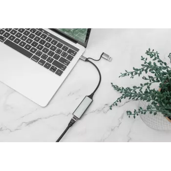 Adapter Gigabit Ethernet USB Type-C Digitus DN-3028