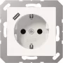 Gniazdko Schuko z USB A1520-18CWW Typ C (A1520-18CWW)
