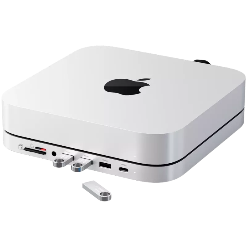 Stacja dokująca do laptopa Satechi ST-GMMSHS przewodowa USB 3.2 Gen 2 Type-C biała