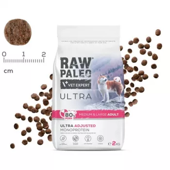 RAW PALEO Ultra Pork Medium & Large Adult - sucha karma dla psa - 10kg