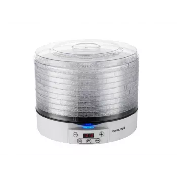 Suszarka do żywności Concept Solution SO2020, 500 W, Wyświetlacz LED, srebrna, 220–240 V, średnica rusztu 3,3 cm