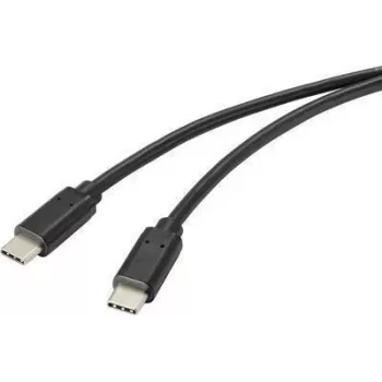 Kabel USB Renkforce RF-4716840 1 m USB 2.0 USB A USB C Czarny (RF-4716840)