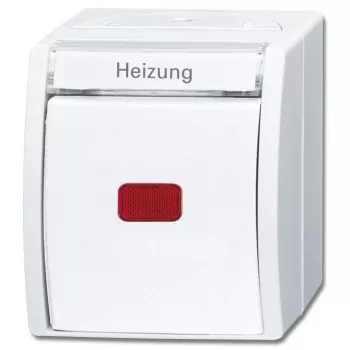 BUSCH JAEGER 2601/6 SKWNH-54 - 1P - Biały - 250 V - 10 A - 74 mm - 55 mm