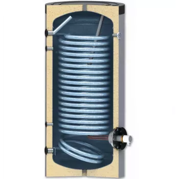 Sunsystem | SWPN200 | Emaliowany podgrzewacz wody 200L z wymiennikiem ciepła 1,9 m