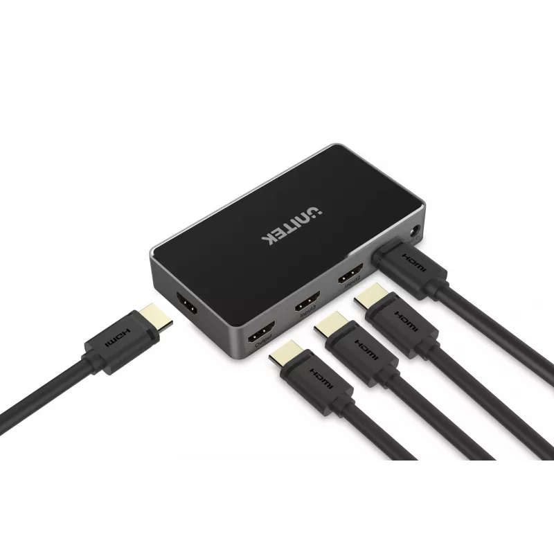 Przełącznik wideo HDMI Unitech V1110A 4K 1.4b 5V 1A
