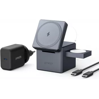 Ładowarka do urządzeń mobilnych Anker Y1811G11 Wewnętrzna AC USB Szybkie ładowanie Czarny