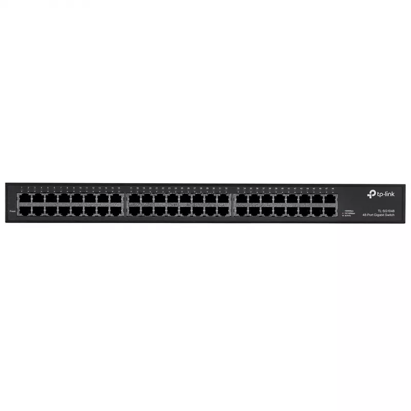 TP-Link TL-SG1048 Niezarządzalny Gigabit Ethernet (10/100/1000) 1U Czarny