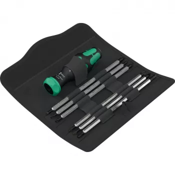 Wkrętak wielobitowy Wera Kraftform Kompakt Vario RA 7 części 220 mm