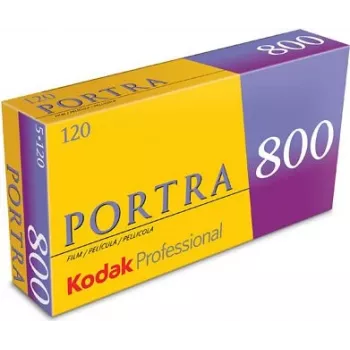 Kodak PROFESSIONAL PORTRA 800 - film negatywowy kolorowy - 120 (6 cm) - ISO 800 - 5 rolek
