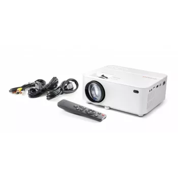 Technaxx TX-113 Standard Throw Projector 1800 ANSI Lumens LED 800x480 Biały