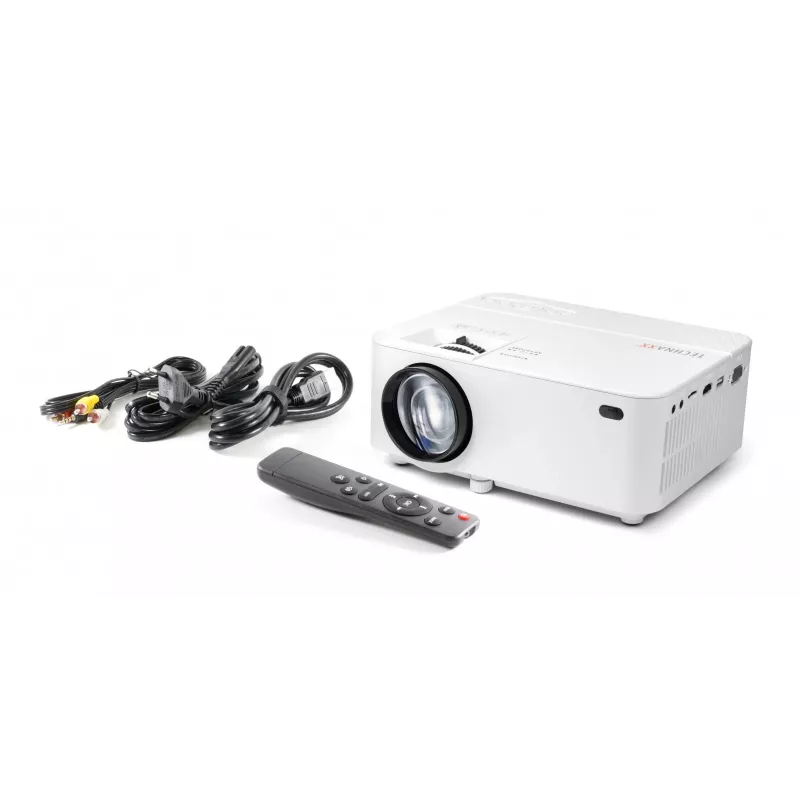 Technaxx TX-113 Standard Throw Projector 1800 ANSI Lumens LED 800x480 Biały