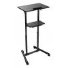 Stojące biurko Gembird TVS-DESK-01-BK czarne 20 kg 1110-1345 mm