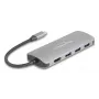 Hub USB-C DELOCK 64323 — host USB 3.2 Gen 2 Type-C, HDMI + 2× USB-A + 2× USB-C, 10 Gbit/s, szary
