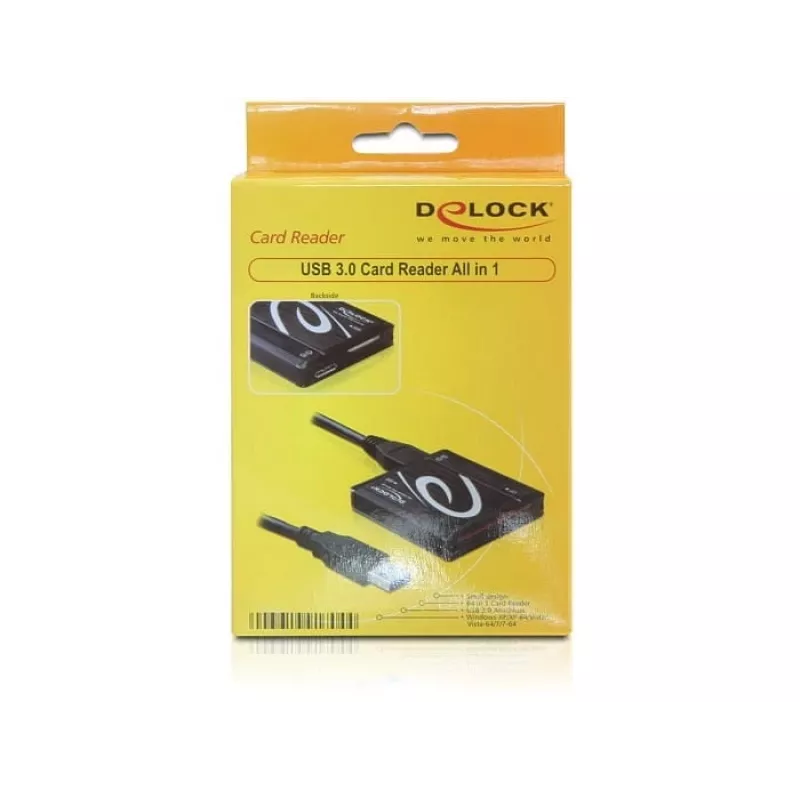 Czytnik kart DeLOCK USB 3.0 All in 1 91704