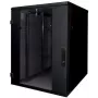Triton - 19 Netzwerkschrank 18HE, Triton - RMA-18-A68-BAX-A1, 600x800, Glastür, schwarz