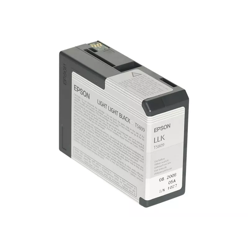Epson Singlepack Light Light Black T580900, Light light black, Atrament pigmentowy, 80 ml, 1 szt.