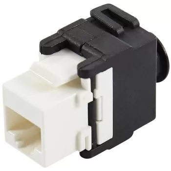 Moduł Keystone LOGON LKS310, płaski biały, złącze RJ-45