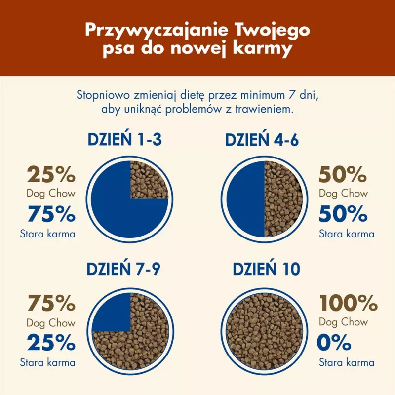 Sucha karma dla psa Purina Nestlé Dog Chow Mature Senior z jagnięciną, 14 kg, 24% białka, 10% tłuszczu