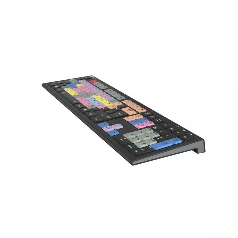 Logickeyboard LKB-EDIUS-A2PC-FR klawiatura Uniwersalna USB AZERTY Francuski Czarny