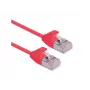 ROLINE DataCenter - Kabel krosowy - RJ-45 (M) na RJ-45 (M) - 5 m - U/FTP - CAT 6a - Bezhalogenowy, Wylewany, Snagless, Skrętka - Czerwony, Pantone 199C (21.15.3317)