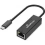 Adapter USB Type-C do RJ45 Ethernet MediaRange MRCS237, Gigabit 10/100/1000 Mbps, 20 cm, Czarny