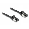 Kabel sieciowy DeLOCK RJ45 Wtyk do wtyku Cat.8.1 0.25 m Czarny