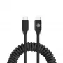 Kabel USB-C Tellur TLL155751 PD 60W 1.8 m Czarny