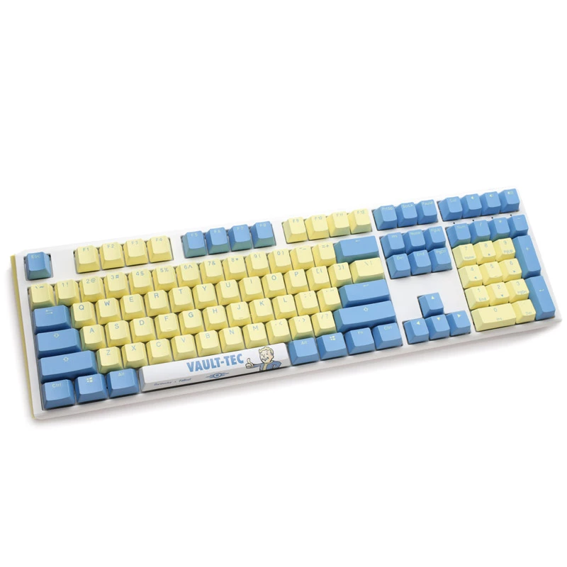Ducky x Fallout Vault-Tec Limited Edition One 3 Gaming klawiatura + myszpad - MX-Niebieski (US)