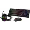 Zestaw gamingowy Yenkee YGS 03 ECLIPSE 3-in-1 (klawiatura, mysz, słuchawki)