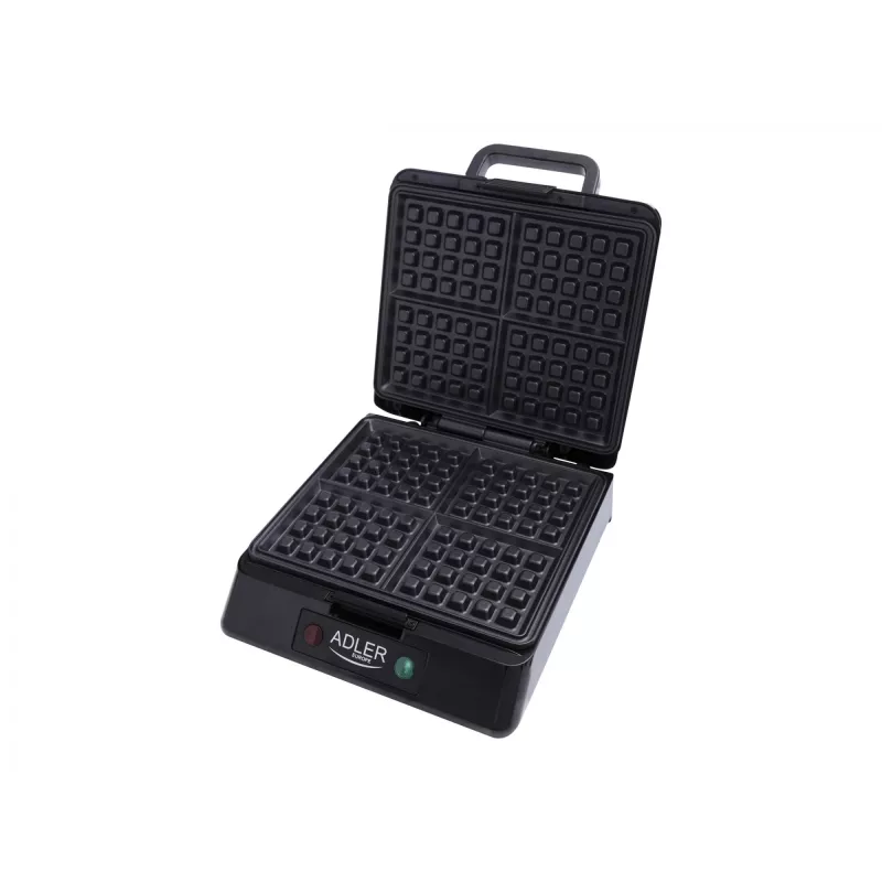 Gofrownica Adler AD 3036 na 4 gofry, czarno-szara, 1500 W