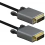 Kabel DVI helos Anschlusskabel DVI wtyk-wtyk PREMIUM 4K 5,0 m czarny